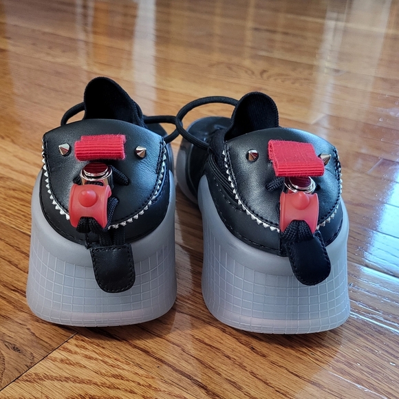 Christian Louboutin Black Sneakers Red Soles - Picture 4 of 9